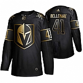 Vegas Golden Knights 41 Pierre Edouard Bellemare Black Gold Adidas Jersey Dyin,baseball caps,new era cap wholesale,wholesale hats